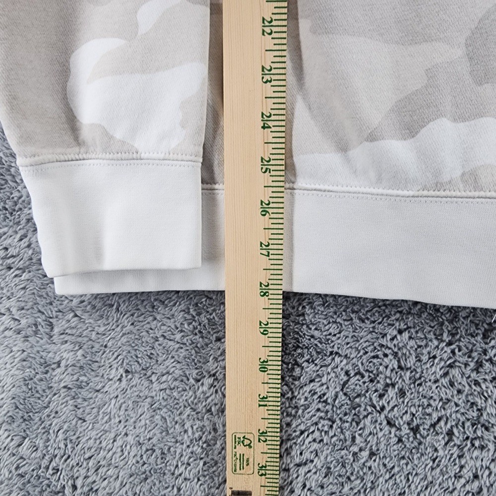 Nike Hoodie Mens XL Camo Club Fleece Full Zip Kangaroo Pocket Logo Streetwear - Picture 7 of 12
